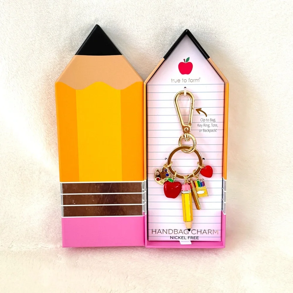 Viral True to Form “Back to School” Key Chain / Bag Charm